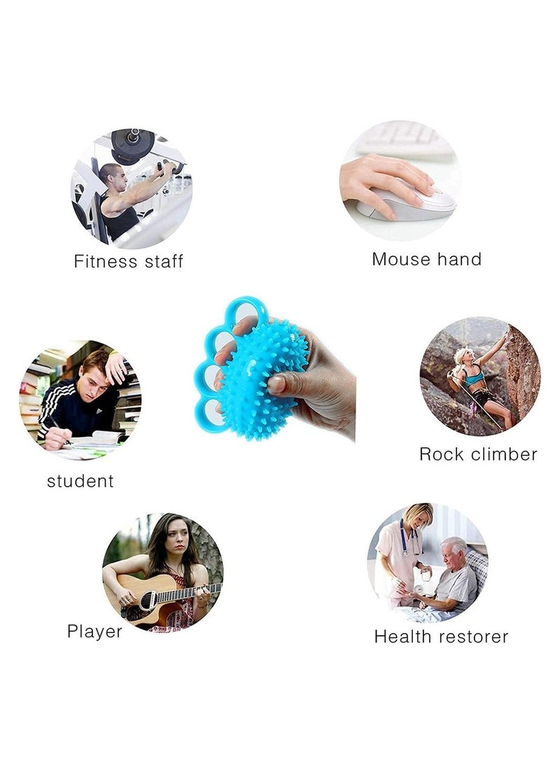 إسكدنيا Spiky Massage Balls for Foot, Back, Muscles, Plantar Fasciitis, Muscle Soreness Massager Ball Exercise, Yoga, Deep Tissue Myofascial Release Trigger Point Recovery - Image 4