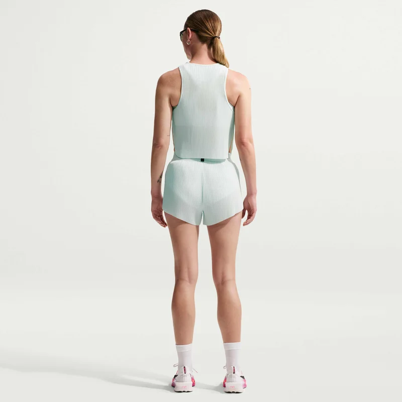 Nike Green Women's AeroSwift Dri-FIT ADV Mid-Rise Running Shorts for Women | Best Price UAE