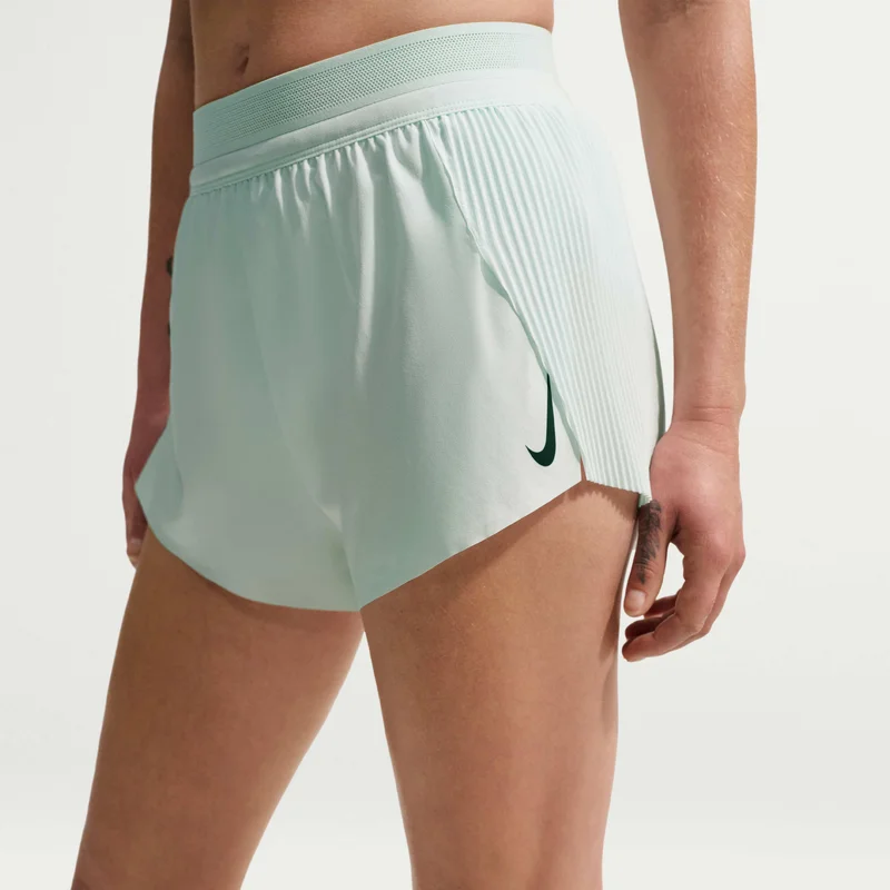 Nike Green Women's AeroSwift Dri-FIT ADV Mid-Rise Running Shorts for Women | Best Price UAE