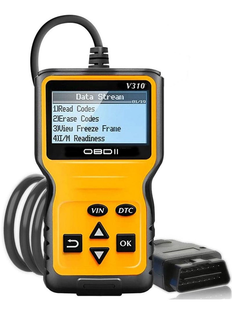 UNIVERSAL OBD2 Scanner Code Reader for Car Check Engine, Automotive CAN Diagnostic Tool, Read and Erase Fault Codes, Check Emission Monitor Status, Universal for All OBD II Protocol Cars After 1996 - Image 1