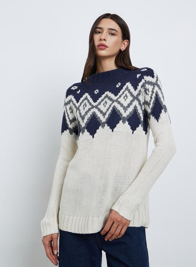 ستايلي كنزة محبوكة فضفاضة - Image 3