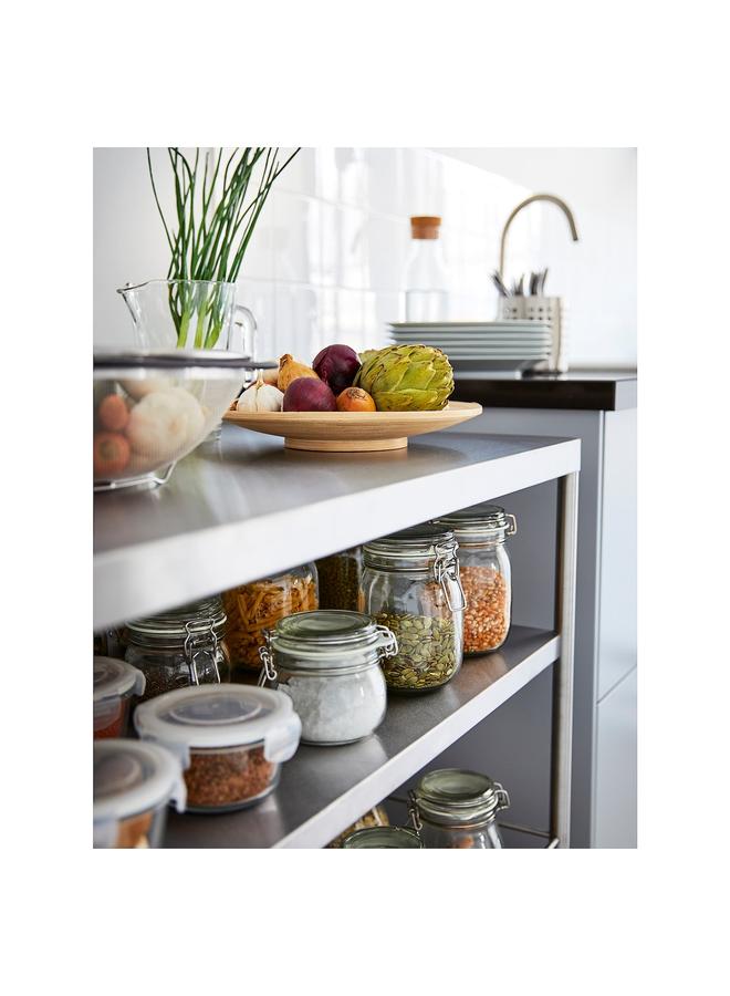 زبون برطمان مع غطاء، زجاج شفاف، 0.5 لتر - Image 5