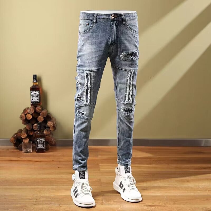 Unisex Casual Daily Denim Jeans - Image 3