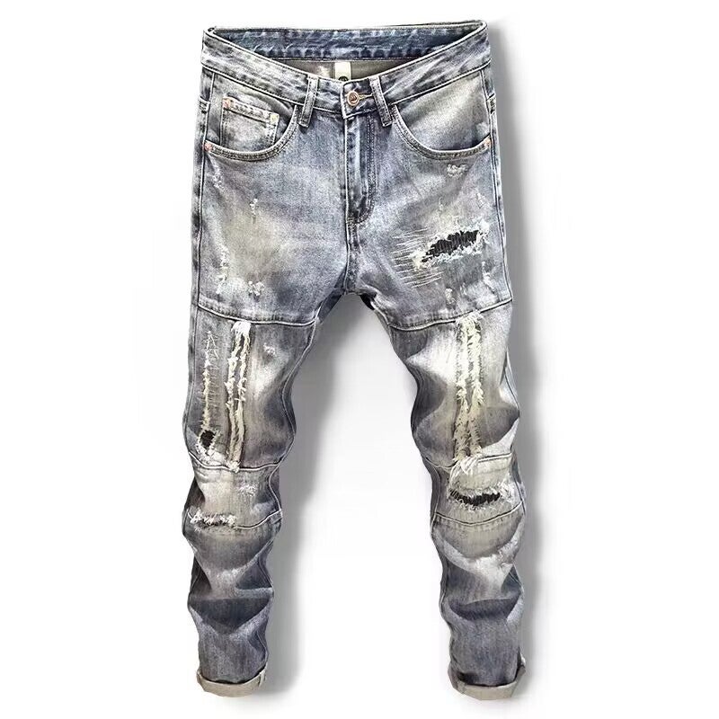 Unisex Casual Daily Denim Jeans - Image 5