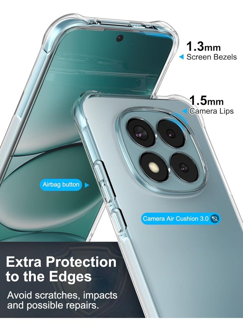 Clear Case for Xiaomi Redmi Note 15 Pro 5G, Crystal Clear, Anti-Scratch, Full Camera Protection, Drop Protection, Shockproof, TPU for Redmi Note 15 Pro - Image 3