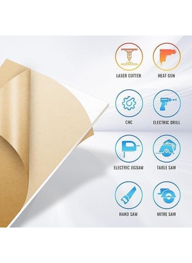 Horoof Home Horoof Home® Clear Acrylic Sheet - 42x29.7 cm (A3) - 3mm Thick, Transparent Plexiglass Board  - Image 3