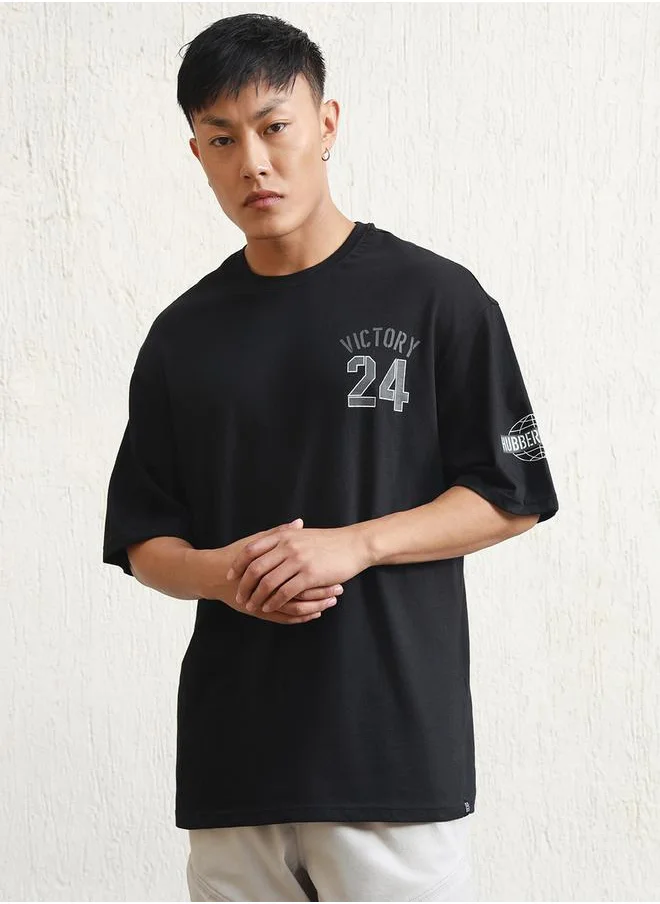 Hubberholme Relaxed Fit Graphic Print T-Shirt by Styli