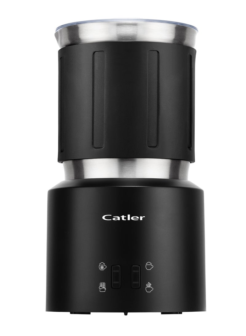 كاتلر Catler Milk Frother 4-in-1   MF 621– Hot & Cold Foam Maker, Hot Chocolate & Milk Heater, 250ml Frothing / 400ml Heating Capacity, Matte Black Stainless Steel, Auto Shut-Off - Image 4