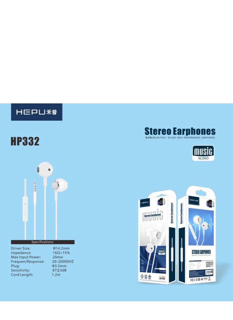 HP-332 EARPHONE - pzsku/Z6A0D33FFB27E6773CF39Z/45/_/1725810756/c09b2979-1004-4887-a3f2-7bf24bbfce12