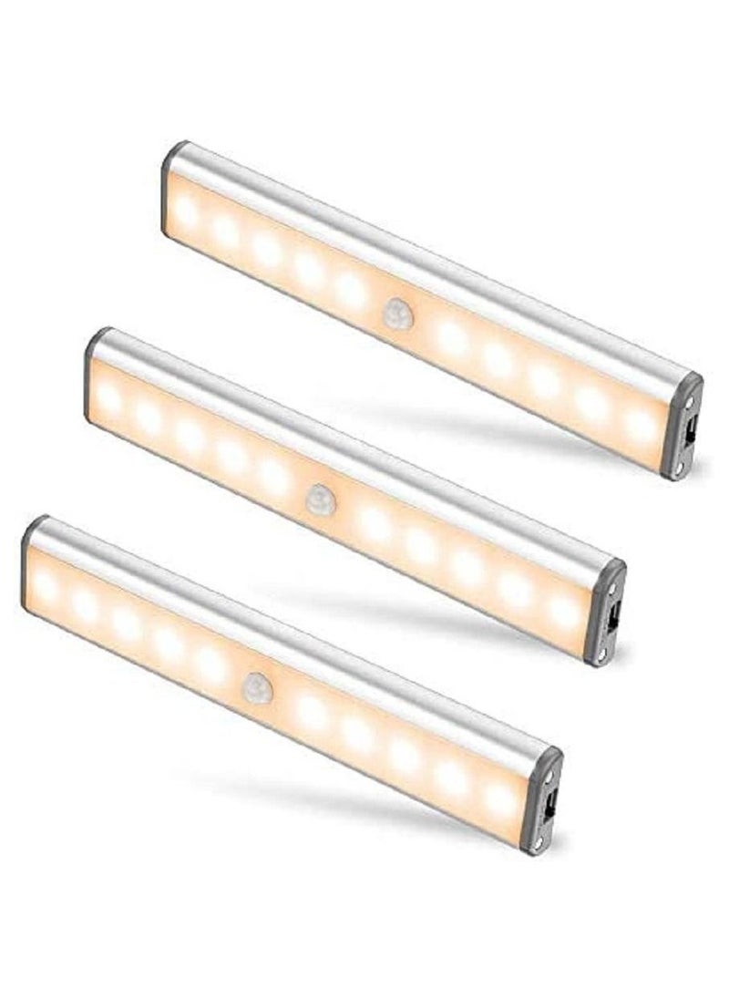 Motion Sensor Light Bar Night Light for Room, Stick-on Anywhere Wireless Battery Operated 10 LEDs Closet Lights Wardrobe Lighting LED Light(Warm White, 3 Pack) - pzsku/Z6A0D534D3D21A05F55EAZ/45/_/1724818344/52f01a2c-568a-41bc-8139-c918bc9e90fb