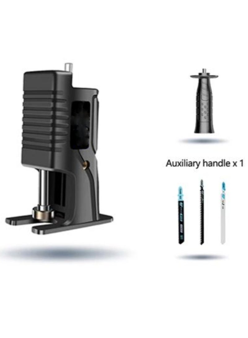 AROAQ Screwdriver Conversion Head, Electric Drill to Electric Saw, Household Reciprocating Saw, Multifunctional, Wood Tools - Image 1