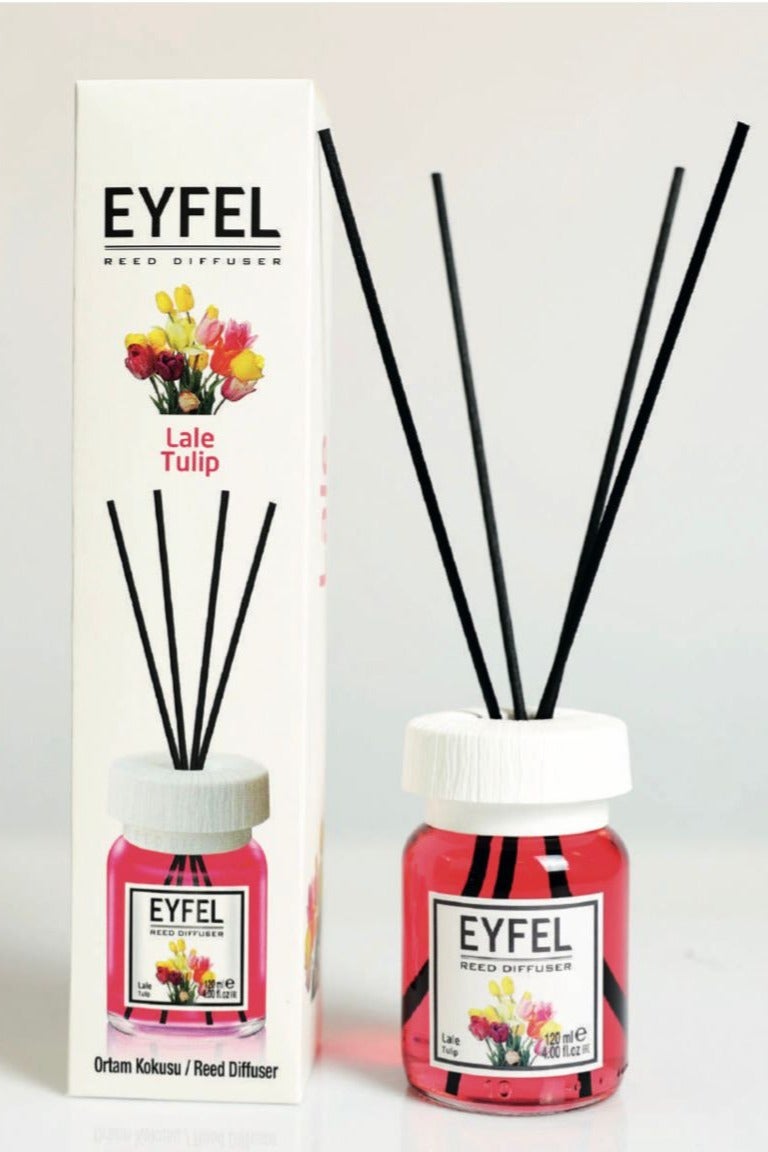 Eyfel Reed Diffuser, Lale Tulip Fragrance, 120 ml - Image 1