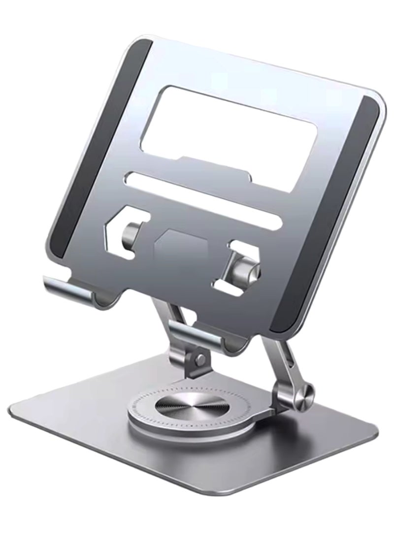 Professional Aluminum Alloy Laptop Stand 360 Degree Adjustable Laptop Holder Rotating Laptop Stand for Home Office Work  - Image 1