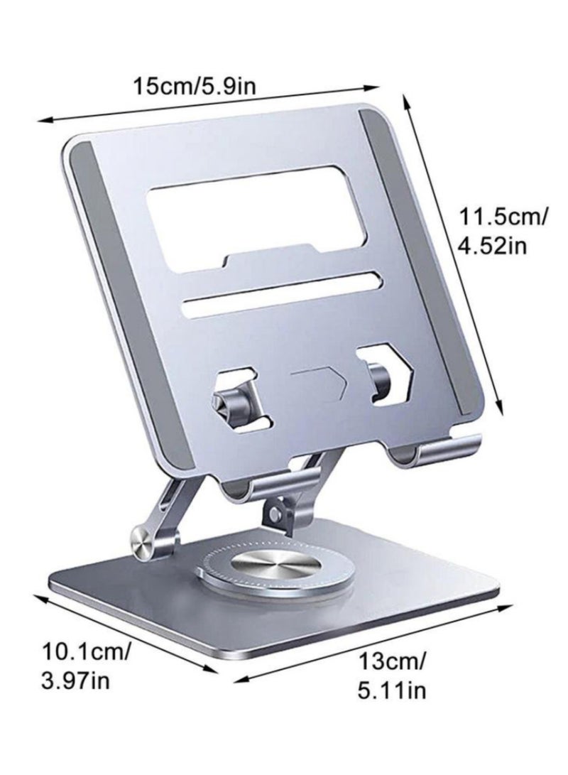 Professional Aluminum Alloy Laptop Stand 360 Degree Adjustable Laptop Holder Rotating Laptop Stand for Home Office Work  - Image 2