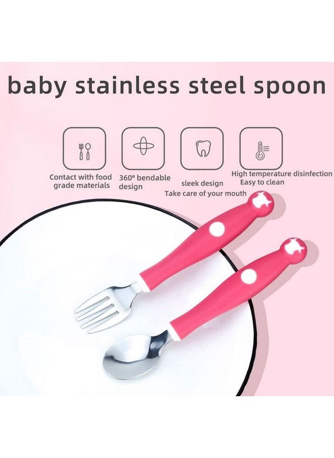 Baby Silicone Spoon Set Bpa Free Material With Food Grade Heat Sensing Silicone Tip Infant Baby Self Feeding Utensil Baby Weaning Spoon For Kids 3 Months+ (Modern Red) - pzsku/Z6A0D754DD5A9A76A406CZ/45/_/1692274219/c0e4bdec-b2ba-4e26-bac2-7d6745f158ad