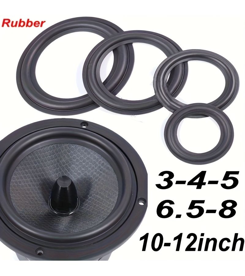 5 Inches Universal Car Speaker Rubber Ring Foam Edge Subwoofer Repair Accessories DIY Woofer Replacement - Image 1
