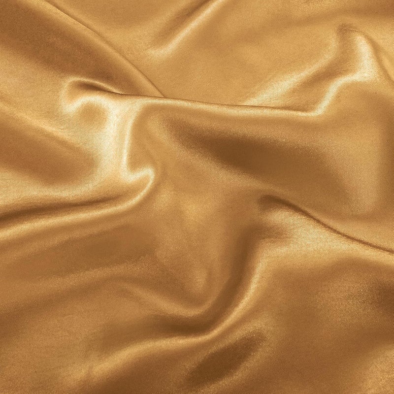 P Pothuiny 6 Pieces Queen Satin Sheets Luxury Silky Rich Gold Satin Bedding Sheet Set, 1 Deep Pocket Fitted Sheet + 1 Flat Sheet + 4 Pillow Cases - Image 5