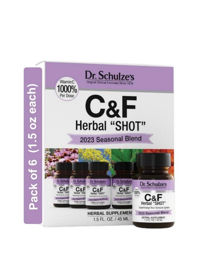Dr. Schulze's Herbal Shot | Organic Extract | Gluten-Free & Non-GMO for Immune System Support | Total 9 Fl. Oz. | 6 Servings - Image 1