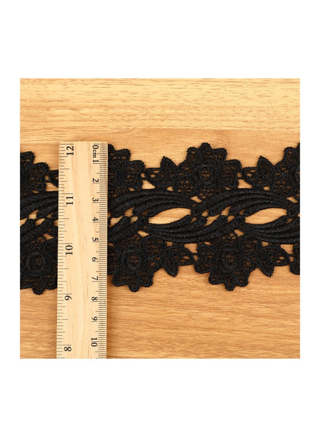 New 7cm Wide Water-soluble Embroidery Decorative Lace Polyester Silk Barcode Wedding Dress Clothing Accessories Hat Lace - Image 5