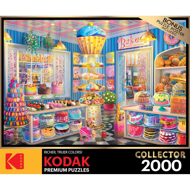 RoseArt - Kodak Premium Collector - Main Street Bakery - 2000 Piece Jigsaw Puzzle for Adults - Image 4