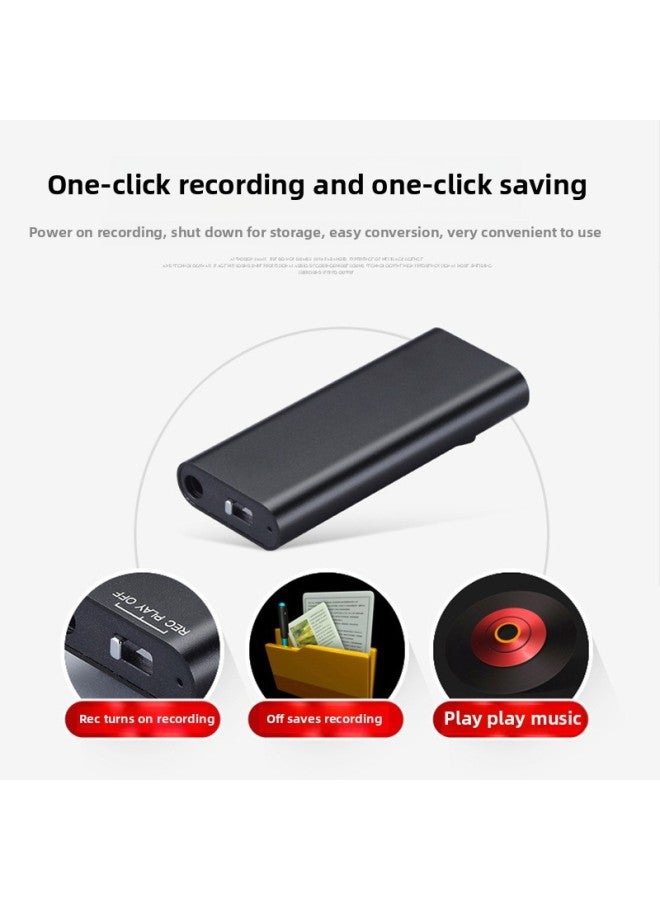 Q25 Strong Magnetic Adsorption Recording Pen Portable Back Clip MP3 Walkman HD Noise Reduction Recorder Intelligent Voice Control-Color:Chinese Version-Capacity:8GB - Image 3