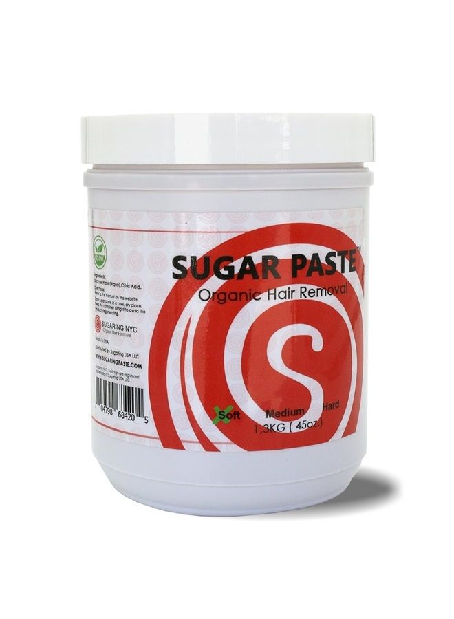 Sugaring NYC Sugaring Paste by Sugaring NYC Legs Package - Soft Paste, 100 Strips, Wooden Spatulas 