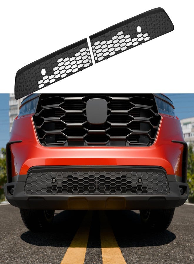 Maxzina غطاء شبكي للمصد الأمامي من ماكسزينا متوافق مع هوندا بايلوت 2023-2025، غطاء شبكي للشبكة الأمامية، واقي للشبكة السفلية، حماية من الحشرات، مصنوع من بلاستيك ABS، ملحقات بايلوت 2024 - Image 1