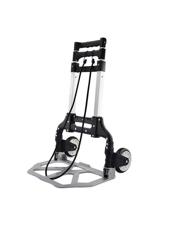 4tens Folding Hand Truck Luggage Cart with Wheels Trolley Cart for Home Office Car Travel Luggage Shopping Trolley (80 KG Trolley) - Image 1