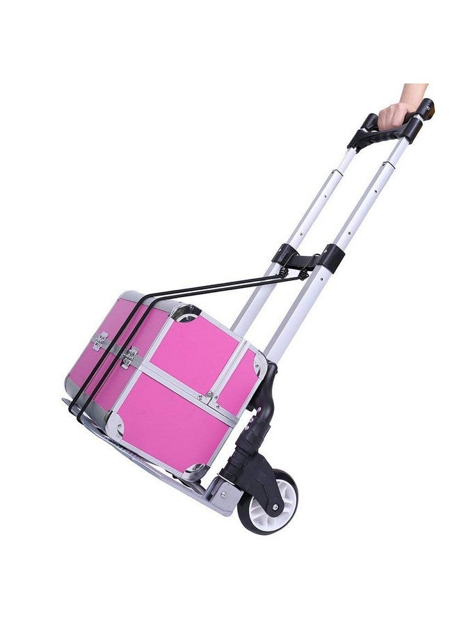 4tens Folding Hand Truck Luggage Cart with Wheels Trolley Cart for Home Office Car Travel Luggage Shopping Trolley (80 KG Trolley) - Image 2