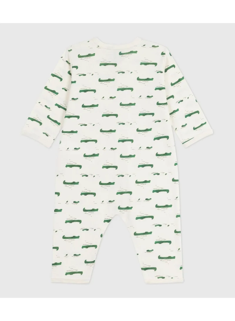 بيتي باتو بدلة بيجامة قطنية مطبوعة للأطفال بدون أقدام
