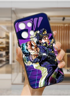Protective Shockproof Case Cover For JoJo's Bizarre Adventure anime fashion pose Xiaomi Redmi Note 13 4G JHL14 Drawing