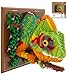 Loyratche Chameleon Animal 3D Wall Art Micro Mini Building Blocks Set Unique Home Wall Decor or Table Display Ideal Birthday Toy for Adults - Image 2