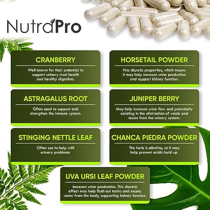 NutraPro Kidney Cleanse Detox & Repair and Bladder Support- Kidney Support Supplement for Kidney Restore with Chanca Piedra,Cranberry, Juniper Berries for Detox and Bladder Health.60 Day Supply. - Image 4