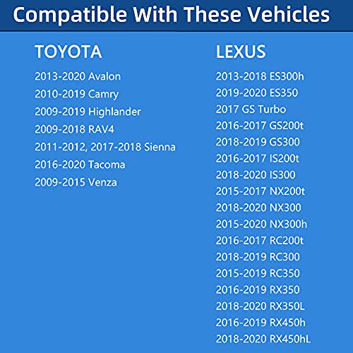 ROVIKE غطاء علبة فلتر الزيت لسيارات تويوتا كامري تاكوما هايلاندر RAV4 أفالون سيينا فينزا من 2009-2019، 2009 2010 2011 2012 2013 2014 2015 2016 2017 2018 2019 2020، استبدال 15620-36010، 15620-36020 - Image 2