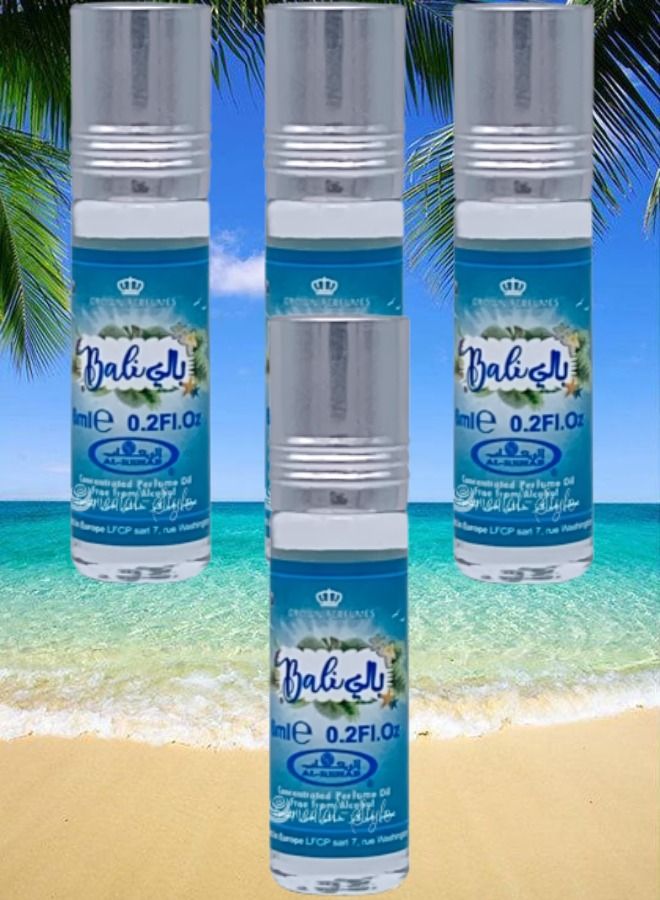 الرحاب 4 قطع زيت بالي العطري 6مل