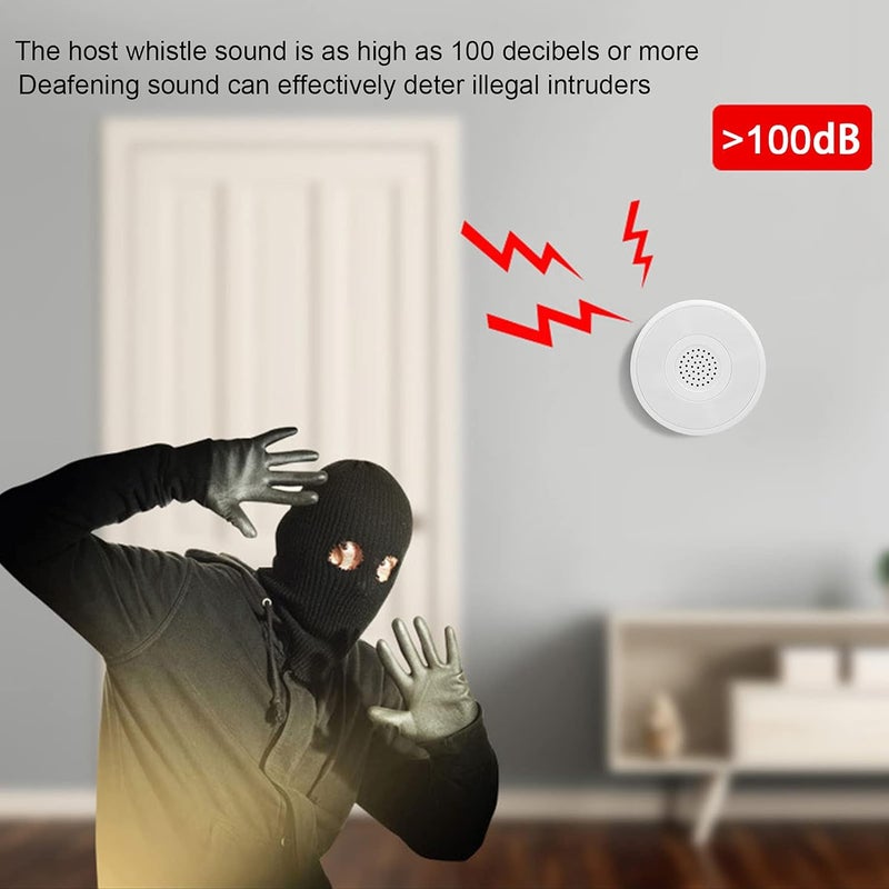 comfrt Home Security Intelligent WiFi Alarm System, Sound Light Horn Siren Anti-Theft Alarm System Speaker for Tuya - Image 4