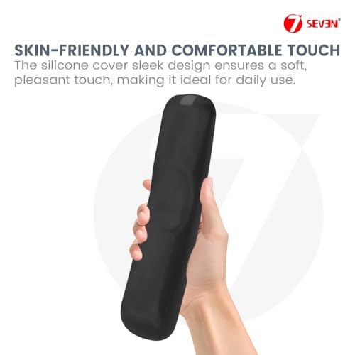 7-Seven 7SEVEN® Compatible with Lg Magic Remote Cover Suitable for Model AN-MR21GA AN-MR22GA AN-MR23GA AN-MR23GN Silicon Case to Protect Remote Control from Physical Damage (Black) - Image 3