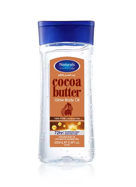 Naturals cocoa butter Glow Body Oil 200 mil