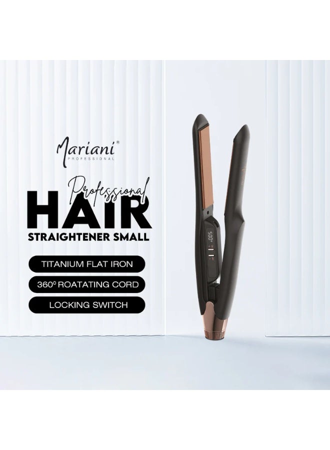 Mariani Professional Small M8011 Hair Straightener Titanium Flat Iron - Image 1