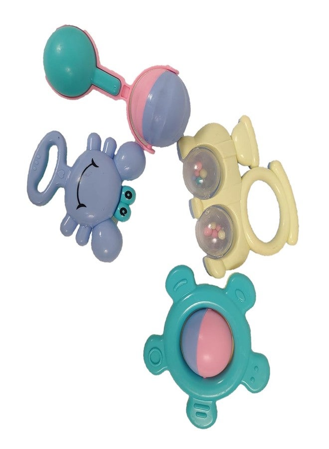 ManaBee Toddler Acrylonitrile Butadiene Styrene (Abs) Pack of Rattle Set for New Born Babies (D-Lite),Multicolor - Image 3