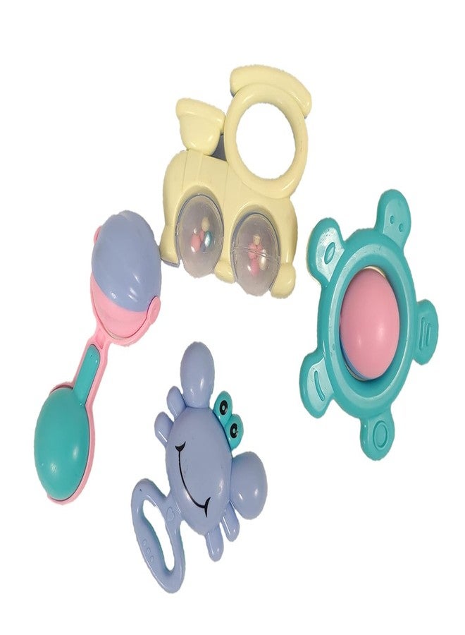 ManaBee Toddler Acrylonitrile Butadiene Styrene (Abs) Pack of Rattle Set for New Born Babies (D-Lite),Multicolor - Image 2