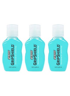 Gripshield Nonsticky Grip Enhancer Dry Grip For Sweaty Hands Tennis Pickleball Golf Pole Dancing And Gaming 1.5 Ounces 3 Bottles