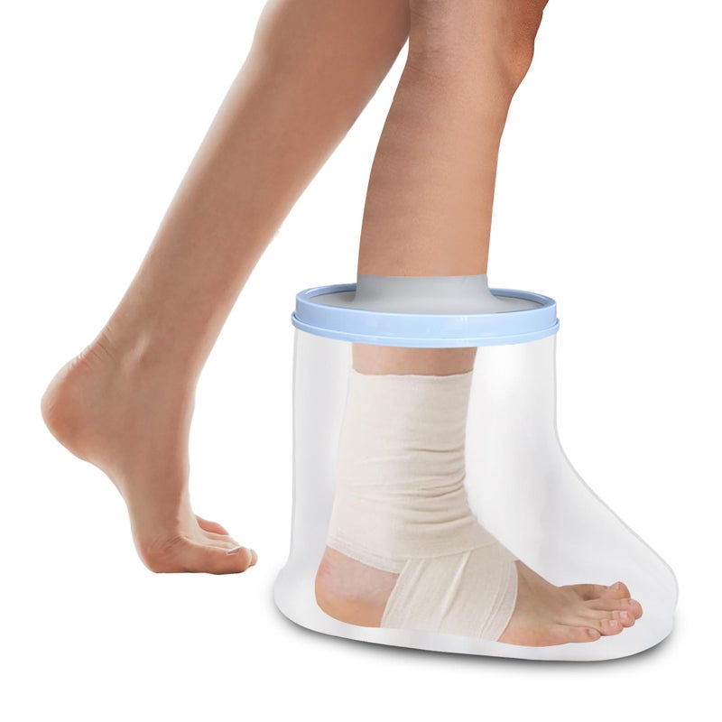 KEEFITT Adult Foot Cast Covers for Shower Waterproof Shower Bandage and Cast Protector for Shower and Bath Watertight Protection to Broken Surgery Foot Ankle Wound and Burns - Image 3
