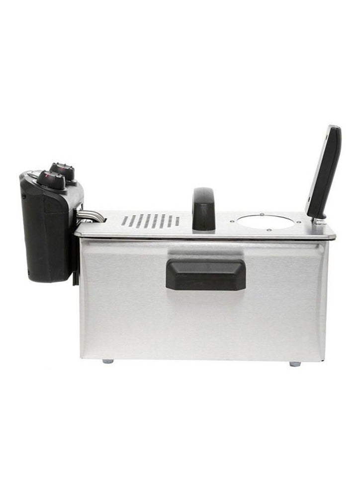 FIPKA Deep Fryer with Two Baskets, Stainless Steel Body, Removable Inner Pan, Adjustable Timer and Temperature Control - Image 4
