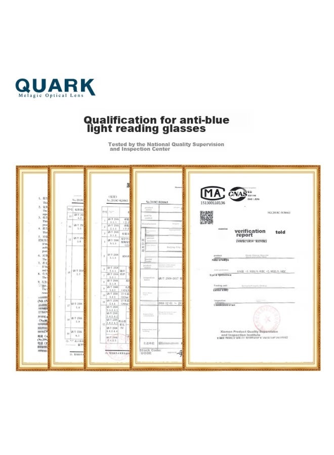 Quark Anti-blue Light Reading Gl For Elderly, High Definition Presbyopic Gl For Men And Women, Radiation Fatigue Reading Gl, Deep Sea Blue, 100 - Image 1