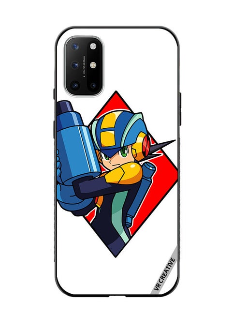 Protective Case Cover For OnePlus 8T Mini Fireman Exe Design Multicolour