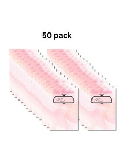 Lashicorn Car Freshie Insert Cards | 50 Pk 4X6” Modern Marble Gold, Fits In 5X7” For Holographic Bags Freshie Scent Label Care Instruction Cardstock  - Image 3