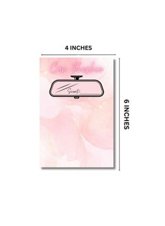 Lashicorn Car Freshie Insert Cards | 50 Pk 4X6” Modern Marble Gold, Fits In 5X7” For Holographic Bags Freshie Scent Label Care Instruction Cardstock  - Image 4