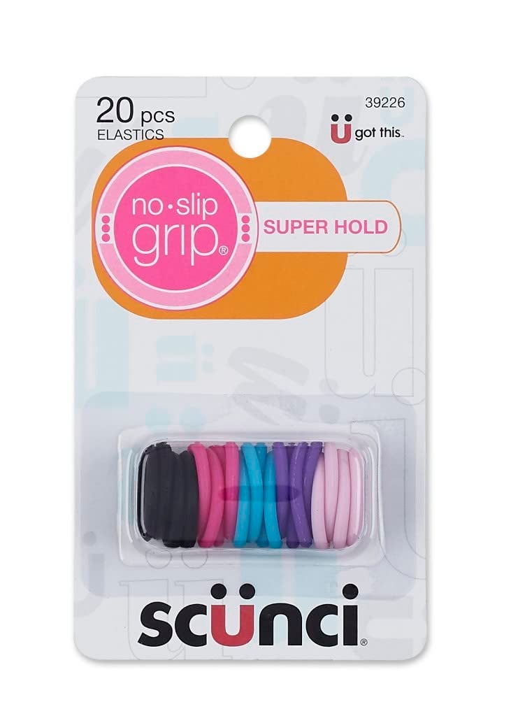 Scunci No-Slip Grip Gel Evolution Mini Ponytailers, 20-Pieces per pack (1-Pack) - Image 1