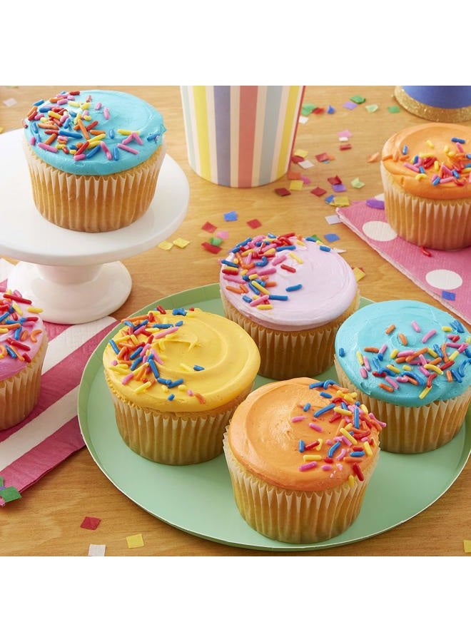 Wilton Neon Food Coloring Gel Icing Color Set, Vibrant Gel-Based Cake & Cookie Decorating Colors, Magenta, Orange, Teal & Purple, 4-count - Image 3